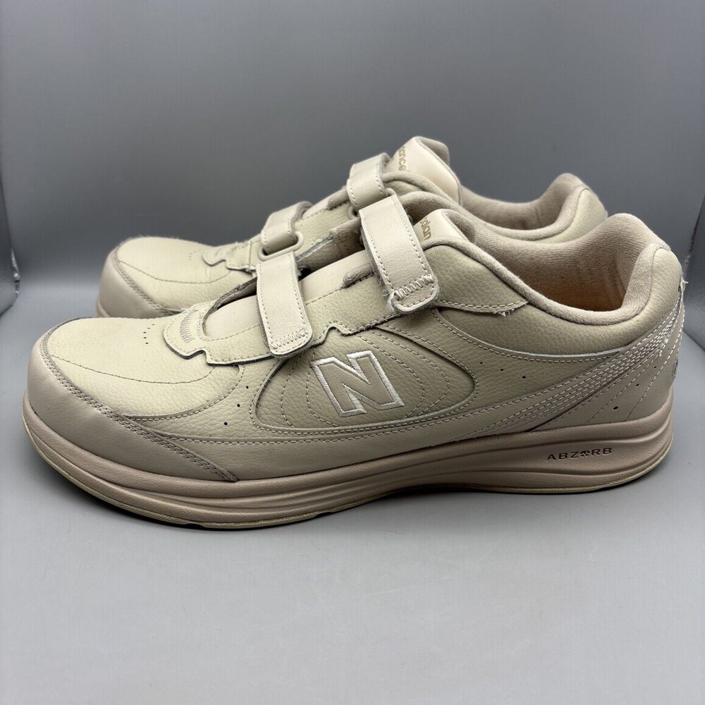 New Balance 577 Abzorb Bone Leather Dual Strap Walking Shoes Men’s Size 13 4E